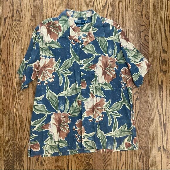 Ralph Lauren Other - Mens vintage Polo Ralph Lauren Hawaiian shirt Xl